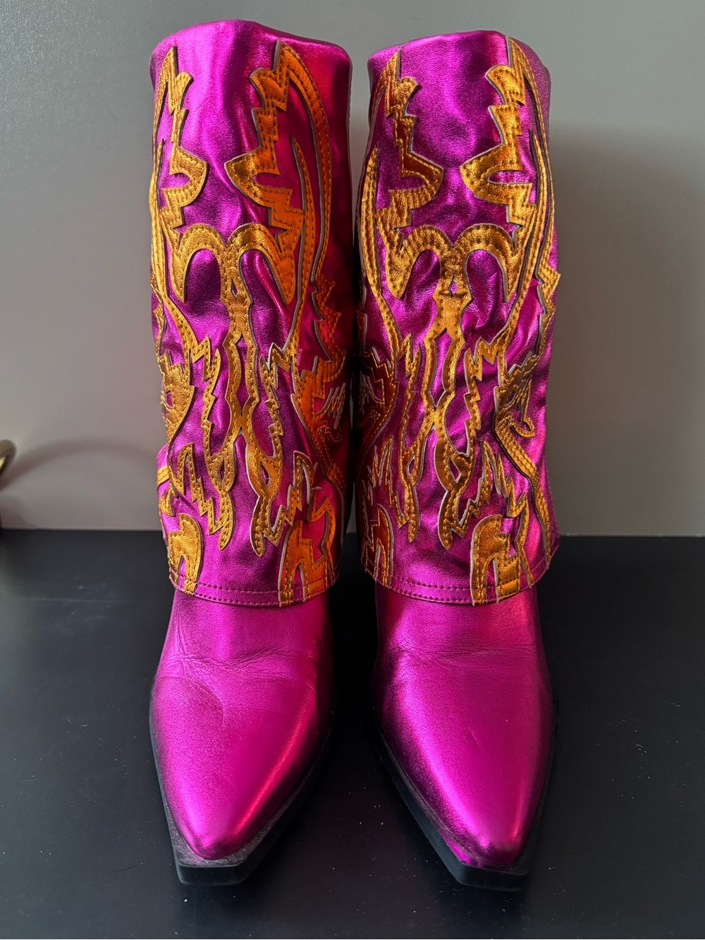 Azalea Wang Western Heeled Boots